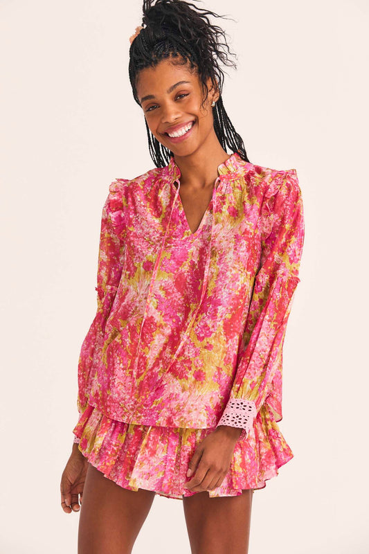 LOVESHACKFANCY RONALDA BLOUSE