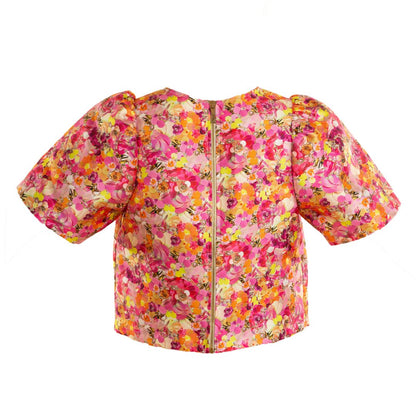 NEUBYRNE Sequin Print Top