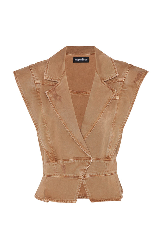 Retrofete Jackie Vest - Cappucino
