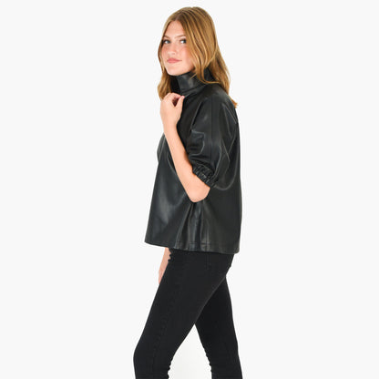 POPPY TOP - BLACK