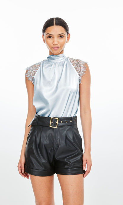 Generation Love Rachel Halter Blouse - Blue Opal