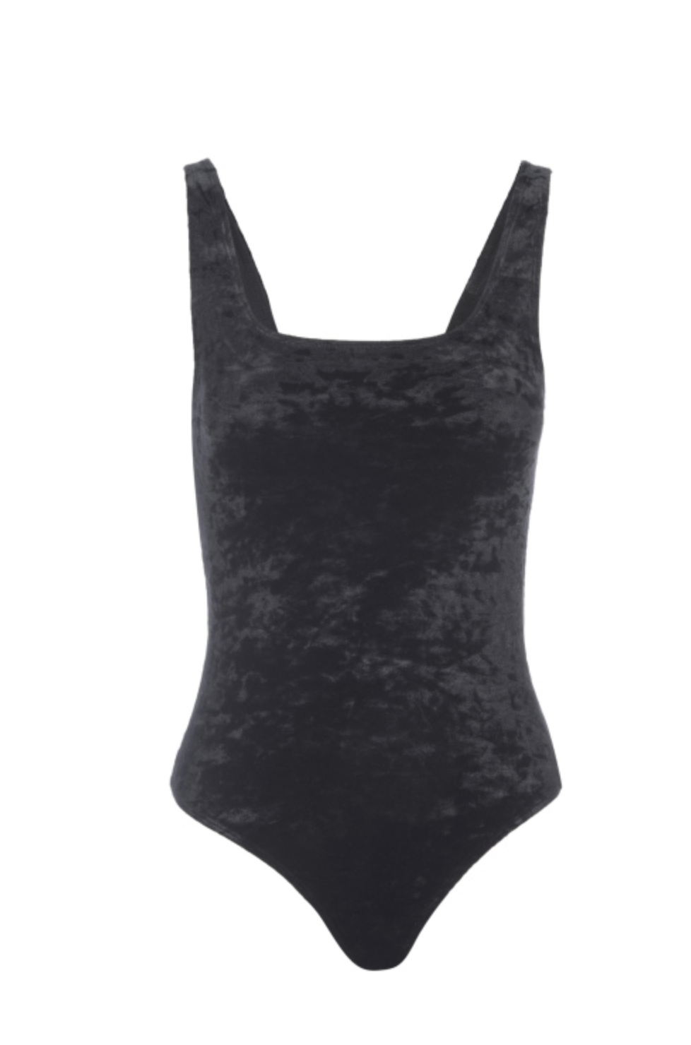 Good American Crushed Velvet Tank Body