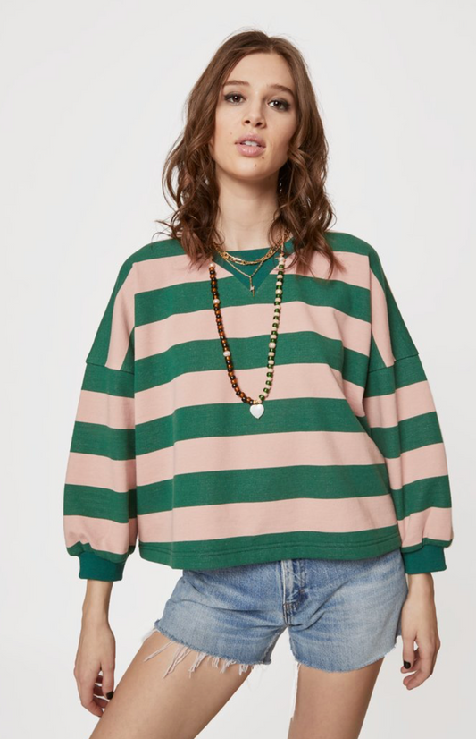 Rebecca Minkoff Bold Stripe Rosie Sweatshirt