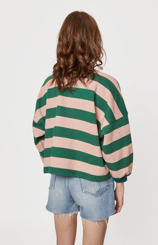 Rebecca Minkoff Bold Stripe Rosie Sweatshirt