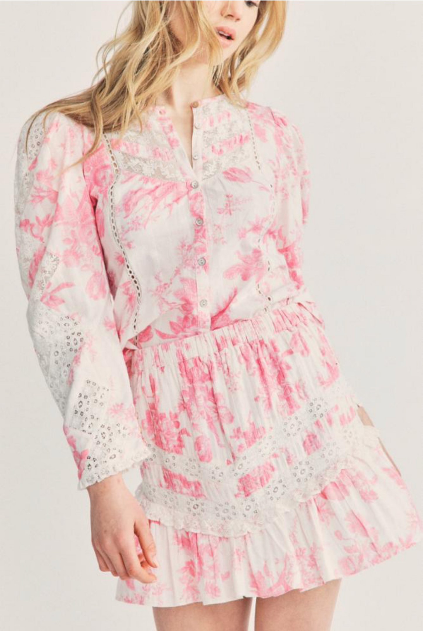 loveshackfancy cove skirt