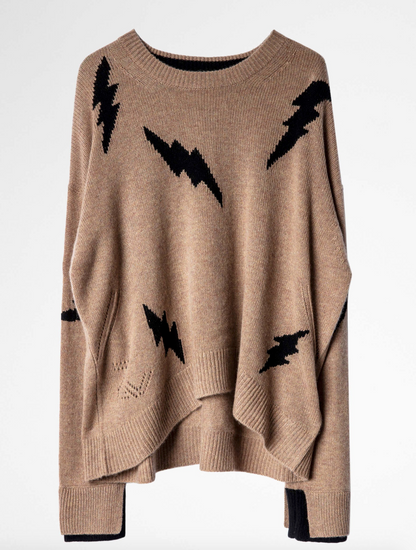 ZADIG AND VOLTAIRE MARKUS CASHMERE SWEATER