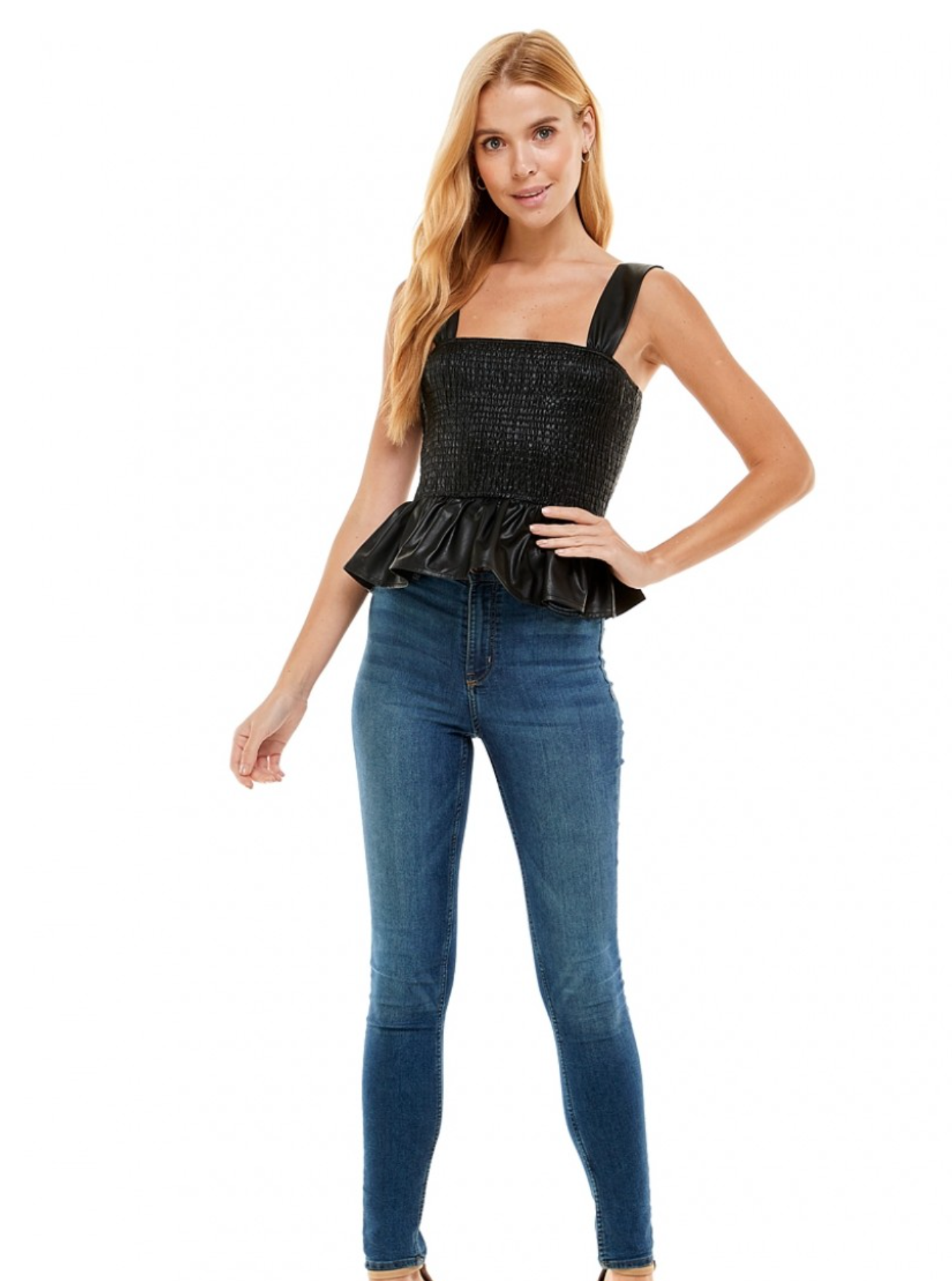 THE LIZ TOP - BLACK