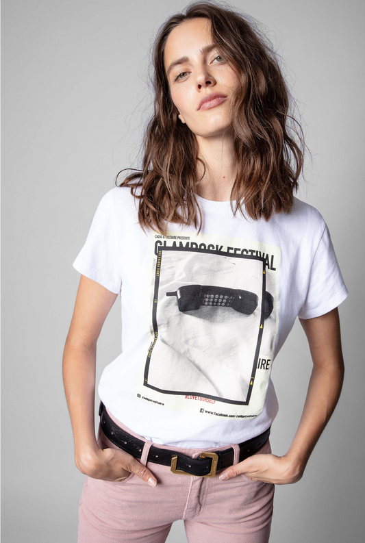 ZADIG & VOLTAIRE ZOE PHOTOPRINT T-SHIRT