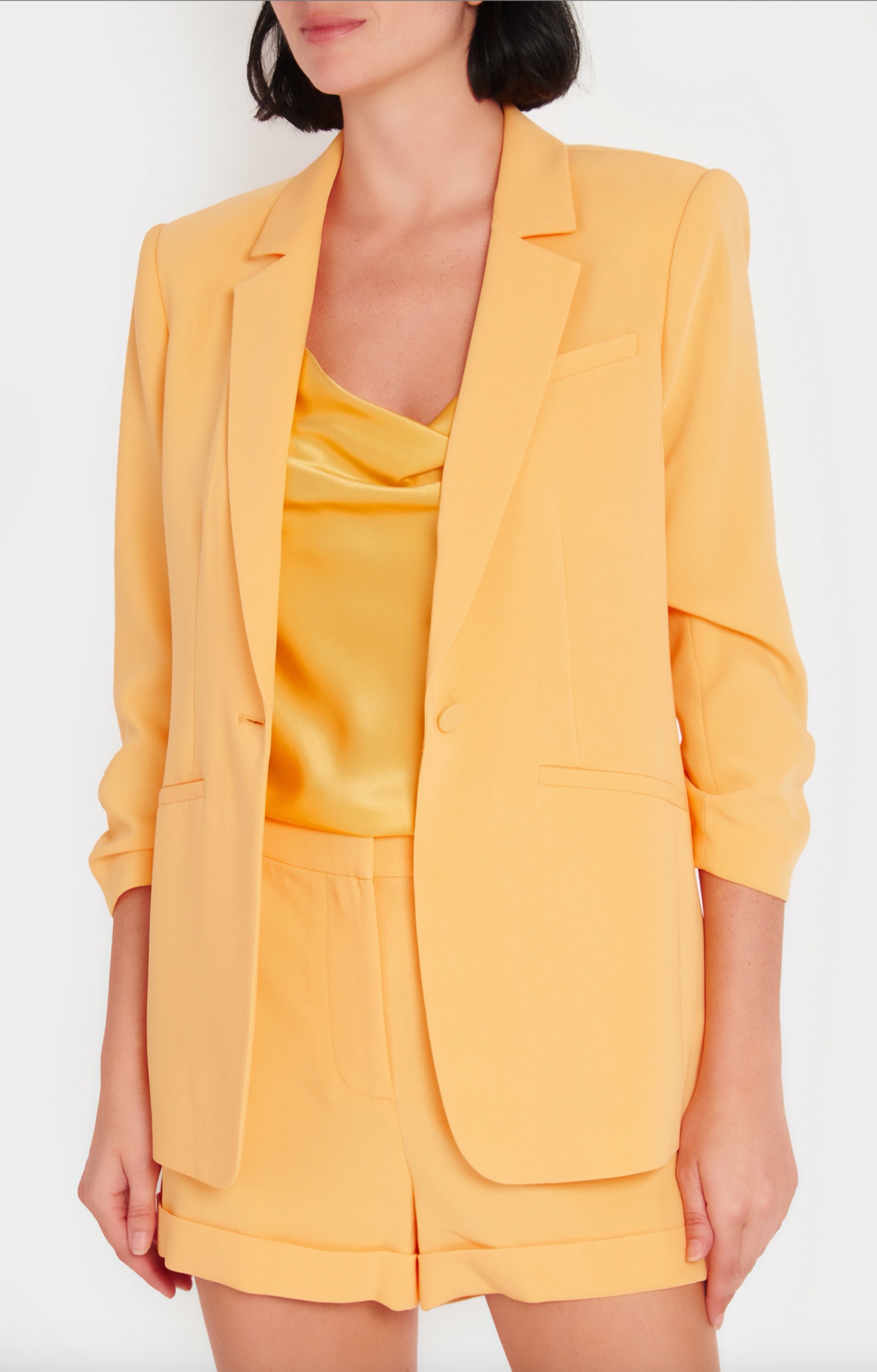 CINQ A SEPT CREPE KHLOE BLAZER - SUNSET