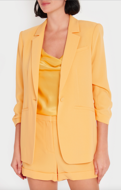 CINQ A SEPT CREPE KHLOE BLAZER - SUNSET