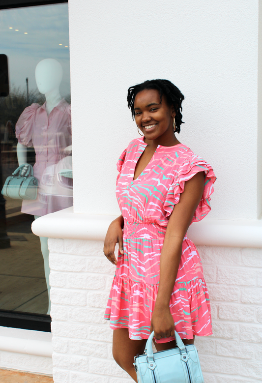 MAGGIE DRESS - TIGER