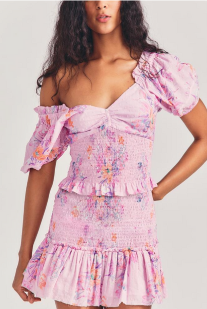 LoveShackFancy Jarrah Mini Dress