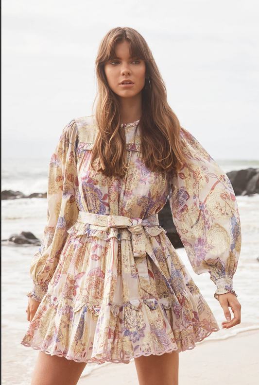 HEMANT & NANDITA AMAL SHORT DRESS