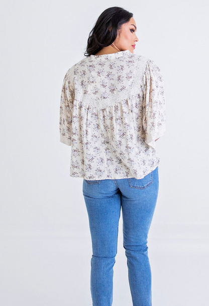 Floral Quilted Top