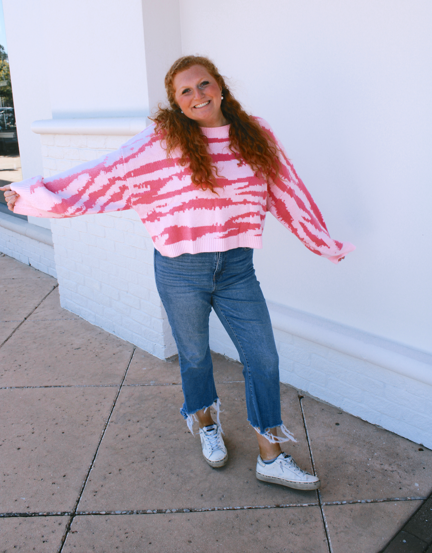Pink Multi Sweater