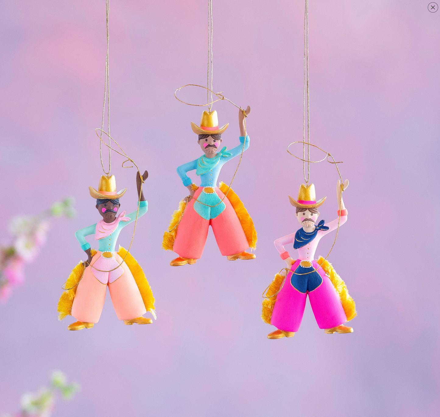 Pinky Pete Cowboy Ornament