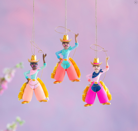 Pinky Pete Cowboy Ornament