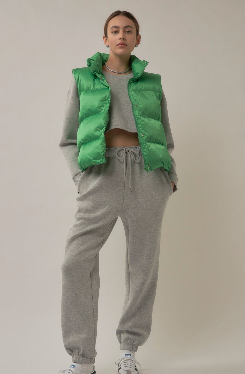 Puffer Vest - Green