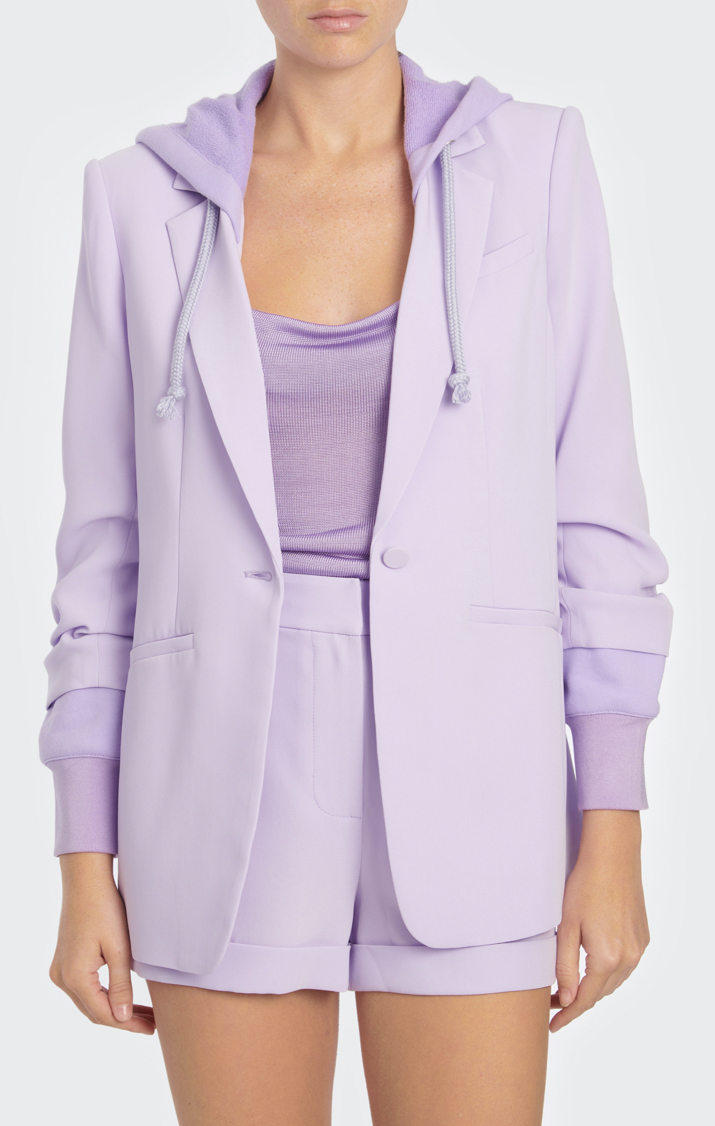Cinq a Sept Hooded Khloe Jacket - Lilac