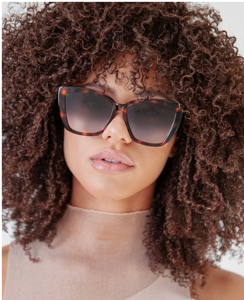 Illesteva Barcelona Sunglasses Havana/Grey – Shop at the Mix display picture 1