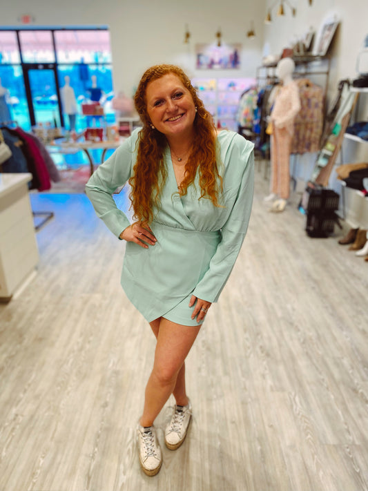 AMANDA UPRICHARD CONTESSA DRESS - SEA