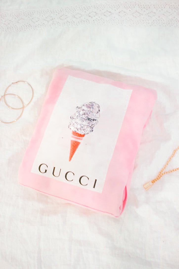 Pink Ice Cream Pullover