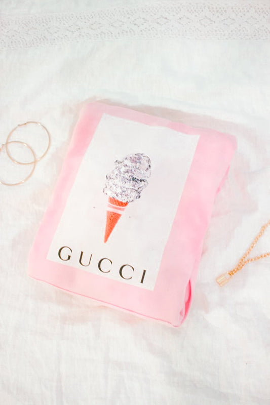 Pink Ice Cream Pullover