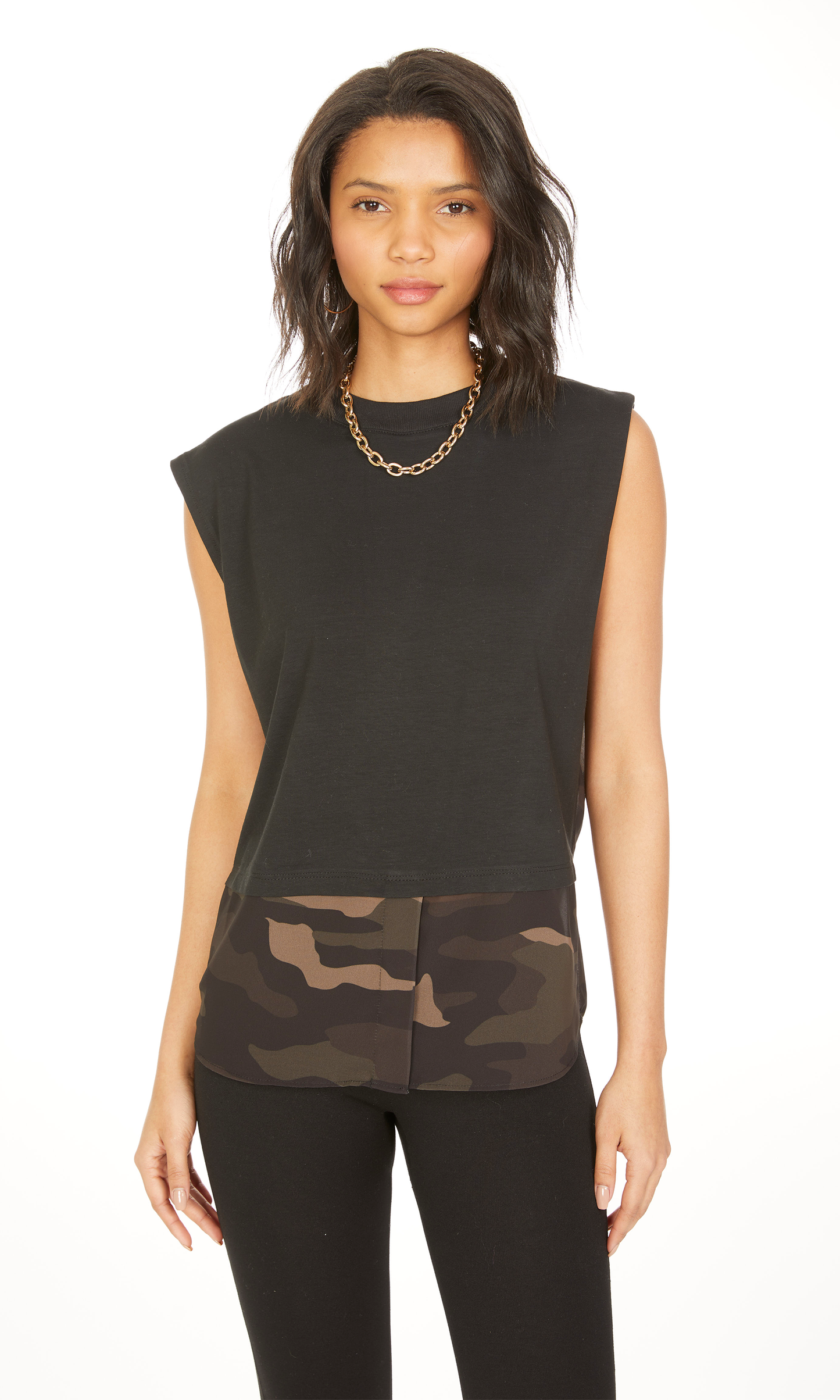 GENERATION LOVE ZIA CAMO COMBO TOP