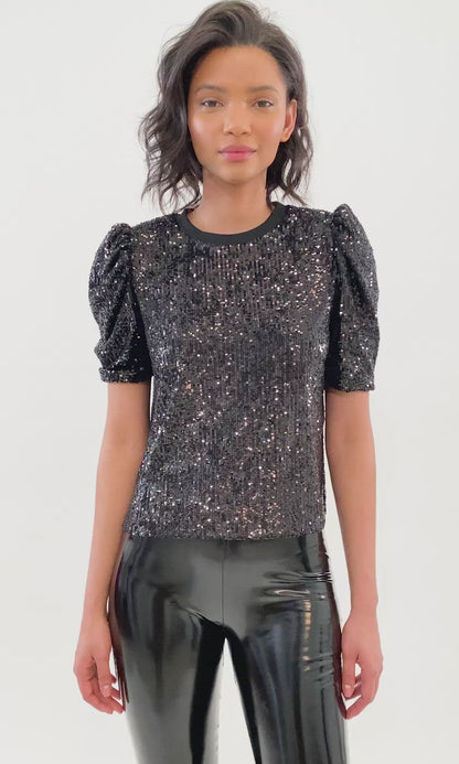 GENERATION LOVE ALEAH SEQUIN TOP