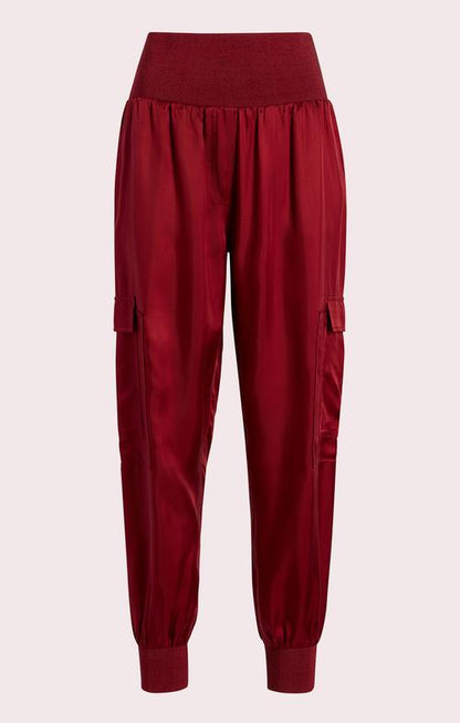 Cinq a Sept Giles Pant - Cupro Umber