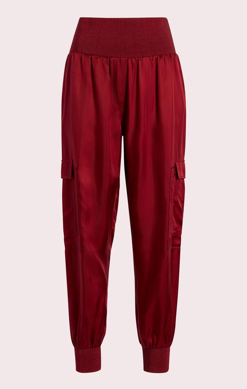 Cinq a Sept Giles Pant - Cupro Umber