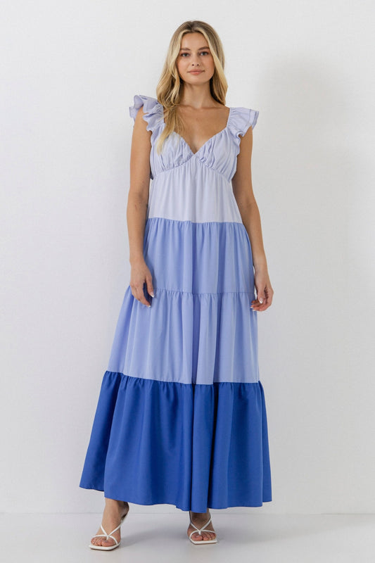 BABY IN BLUE MAXI DRESS