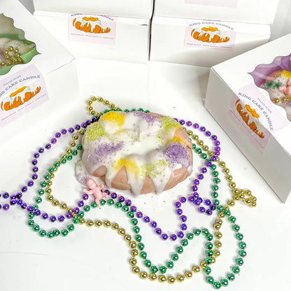 King Cake Candle