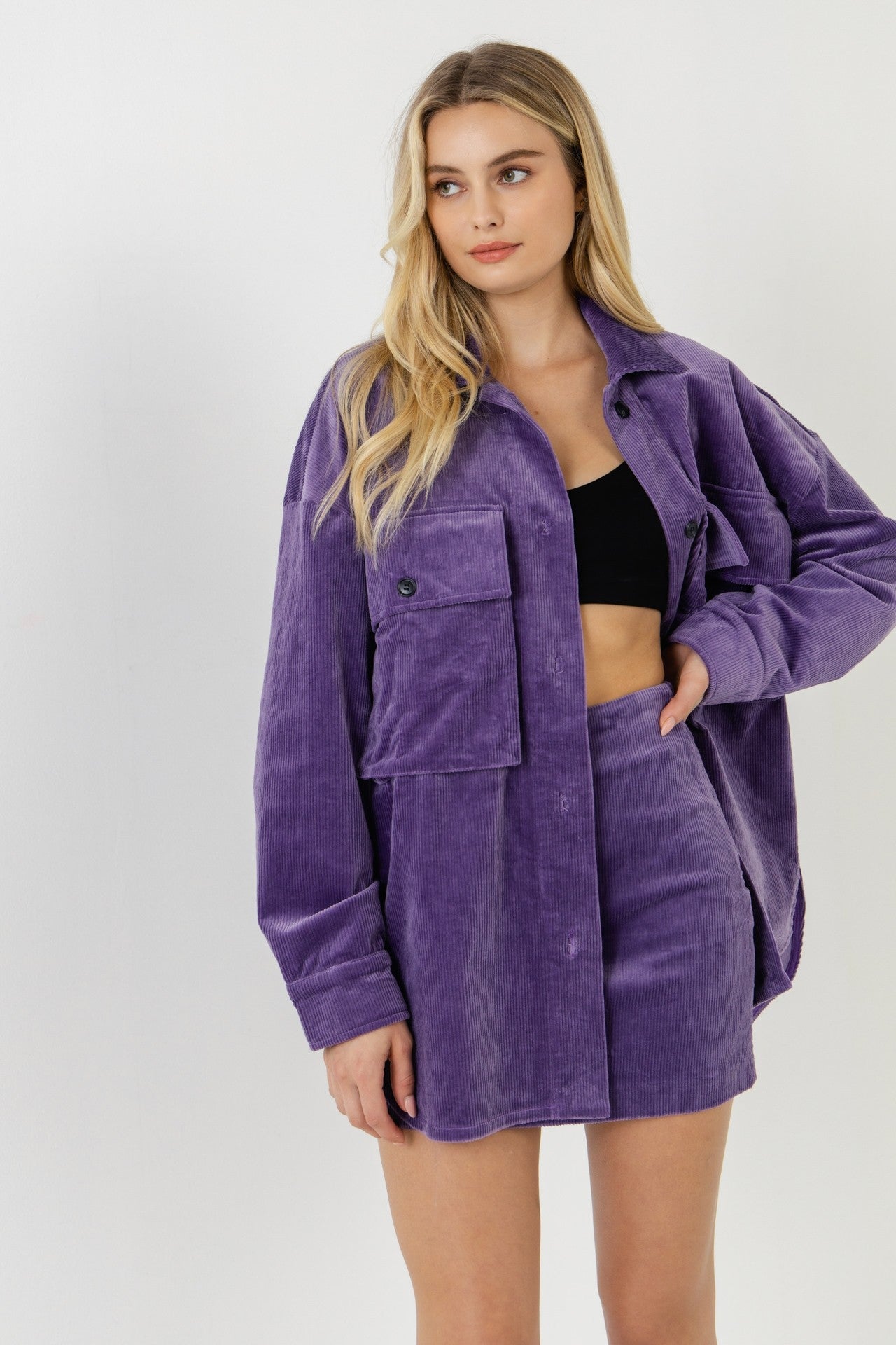 CORDUROY OVERSIZE JACKET