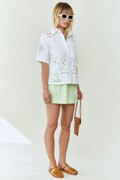 HUNTER BELL ASPEN SHORT - SEA FOAM