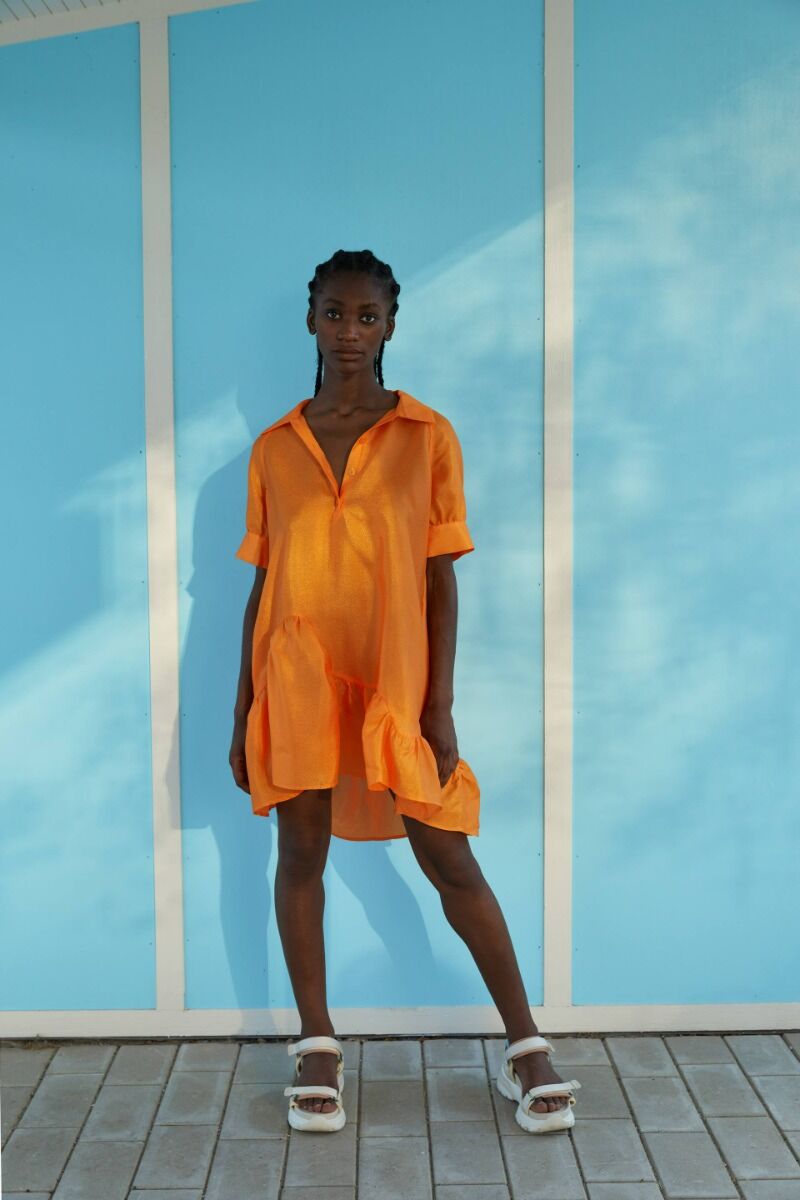 Baum Und Pferdgarten Alana Dress - Orange Popsicle