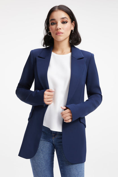 GOOD AMERICAN FITTED SCUBA BLAZER