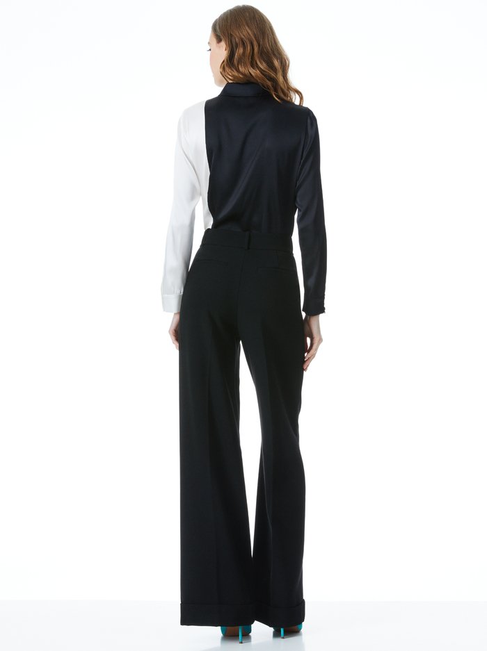 Alice + Olivia Willa Placket Top