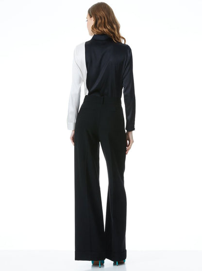 Alice + Olivia Willa Placket Top