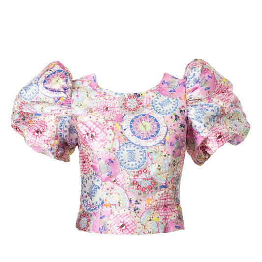 NEUBYRNE CONSTANCE PUFF SLEEVE BLOUSE