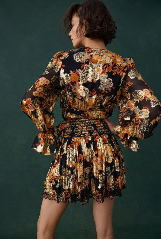 Hemant & Nandita Floral Skirt