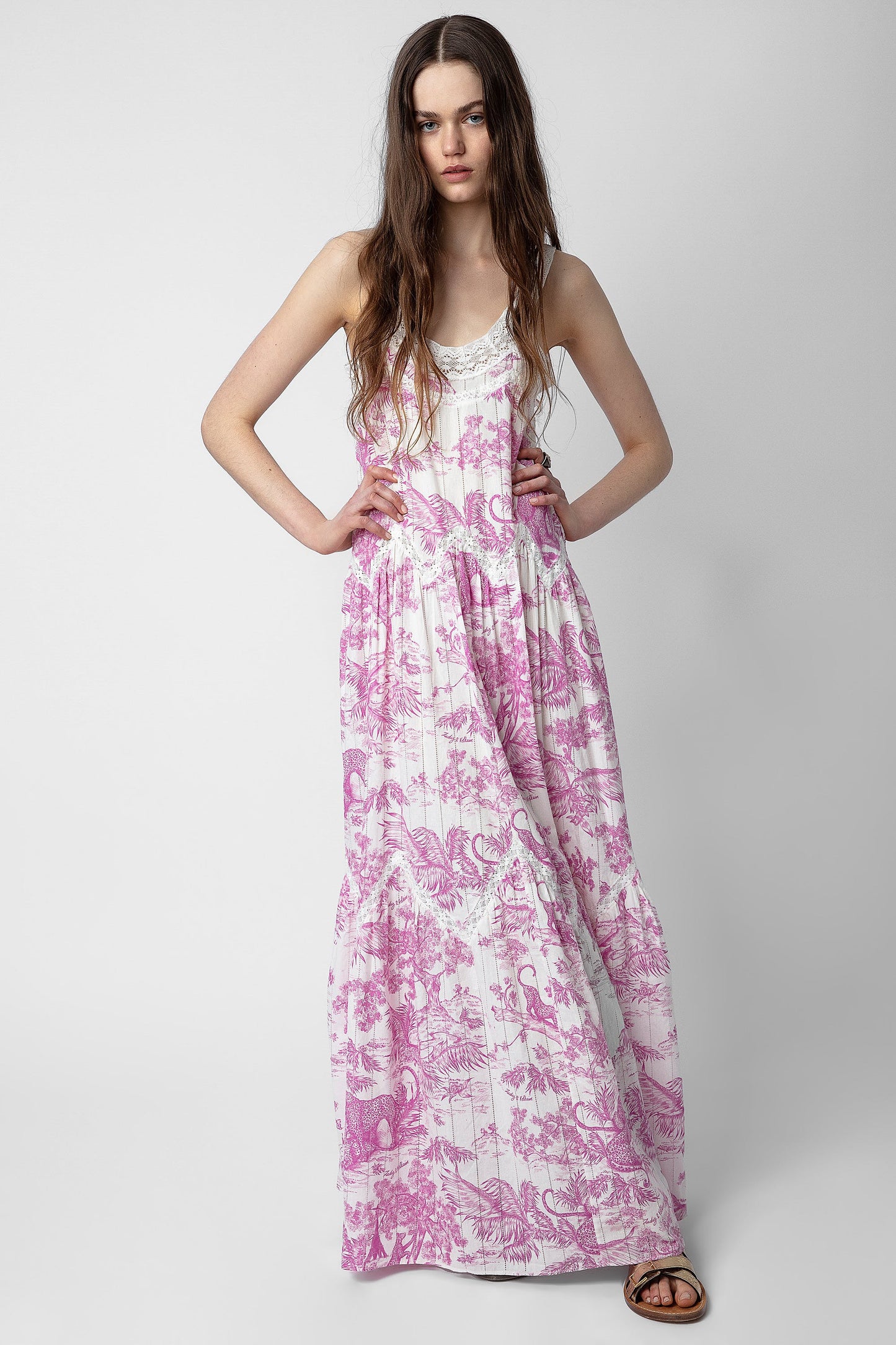 Zadig & Voltaire Recoud Toile De Jouy Dress