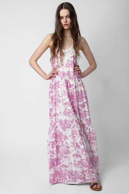 Zadig & Voltaire Recoud Toile De Jouy Dress
