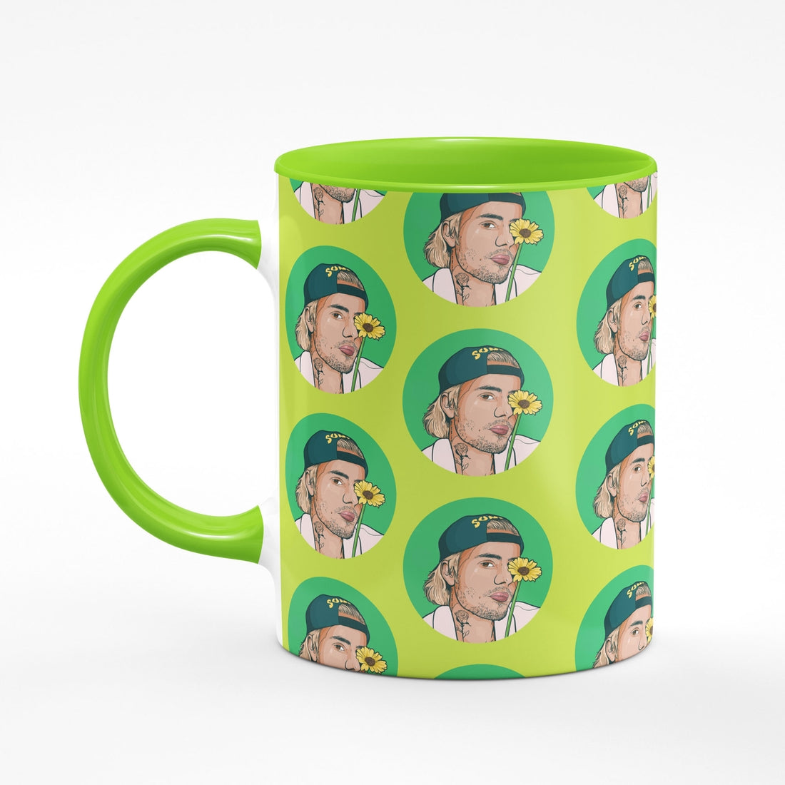 JUSTIN GREEN MUG