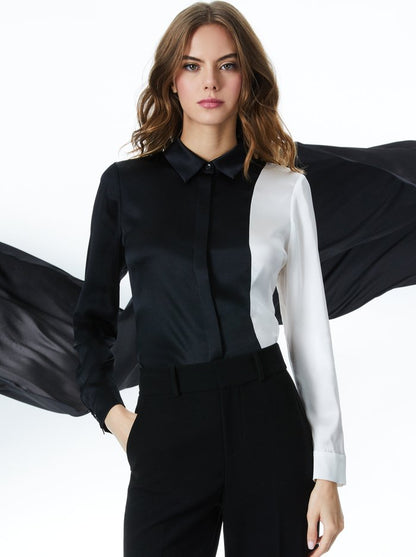 Alice + Olivia Willa Placket Top