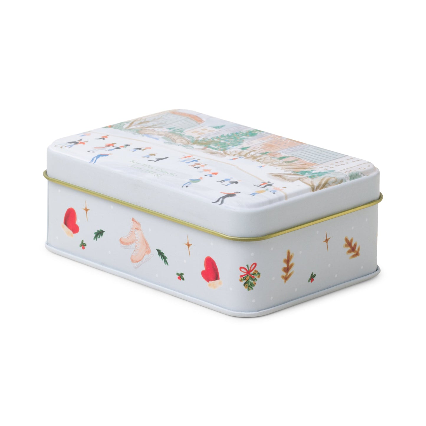 Holiday 5 oz. Candle Tin - Mistletoe & Mint