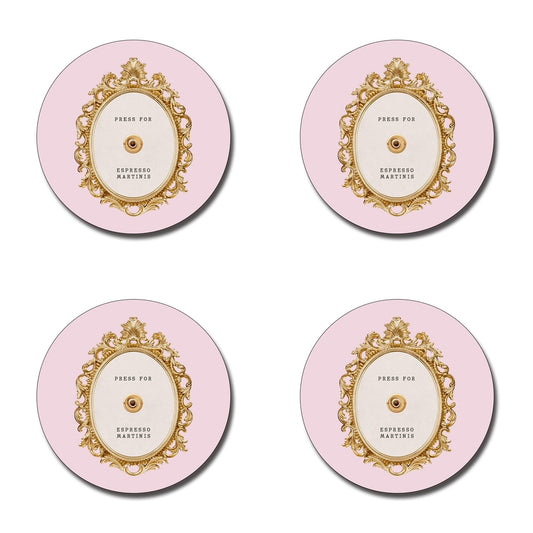 Press for Espresso Martini Coasters - Set of 4