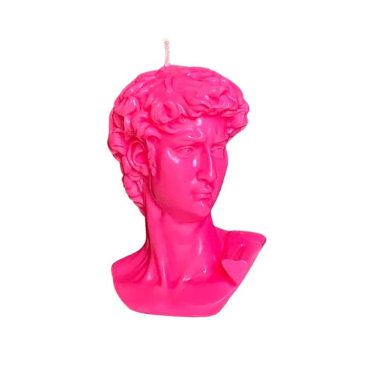 DAVID CANDLE - NEON PINK