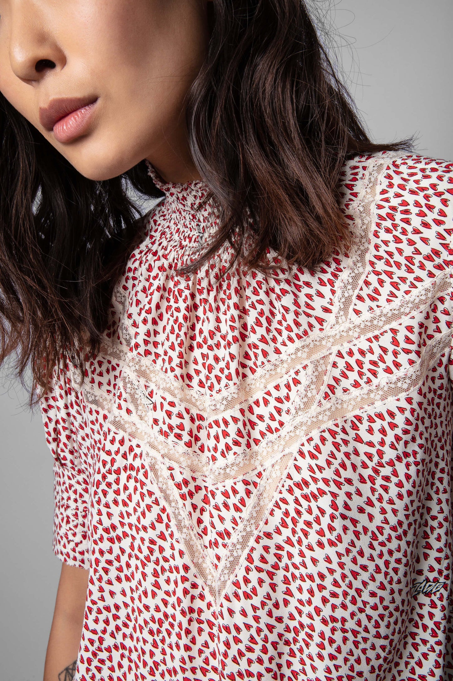 Zadig + Voltaire Tupelo Small Heart Blouse