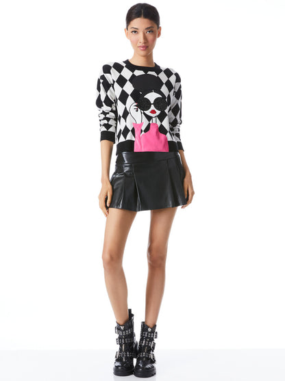 Alice & Olivia Gleeson Stace Pullover